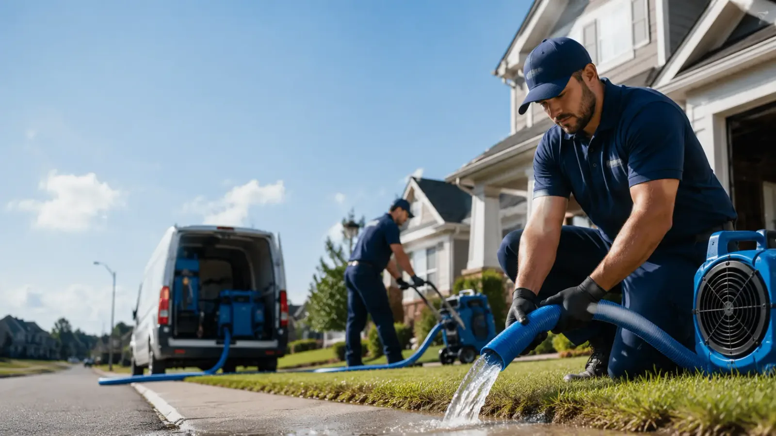 Flood Damage Restoration in La Fontaine, IN